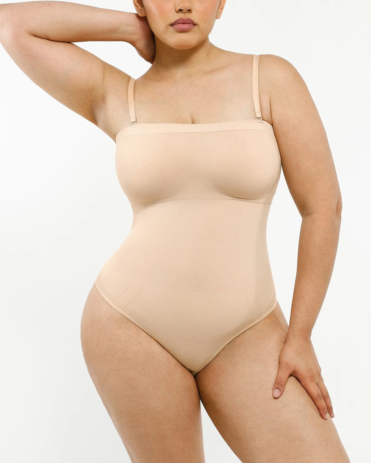 Seamless Sculpt Strapless Thong Bodysuit