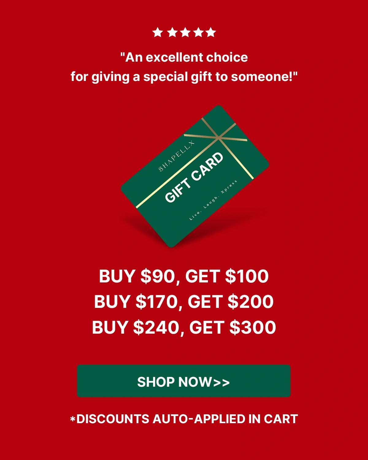 Shapellx E-Gift Card