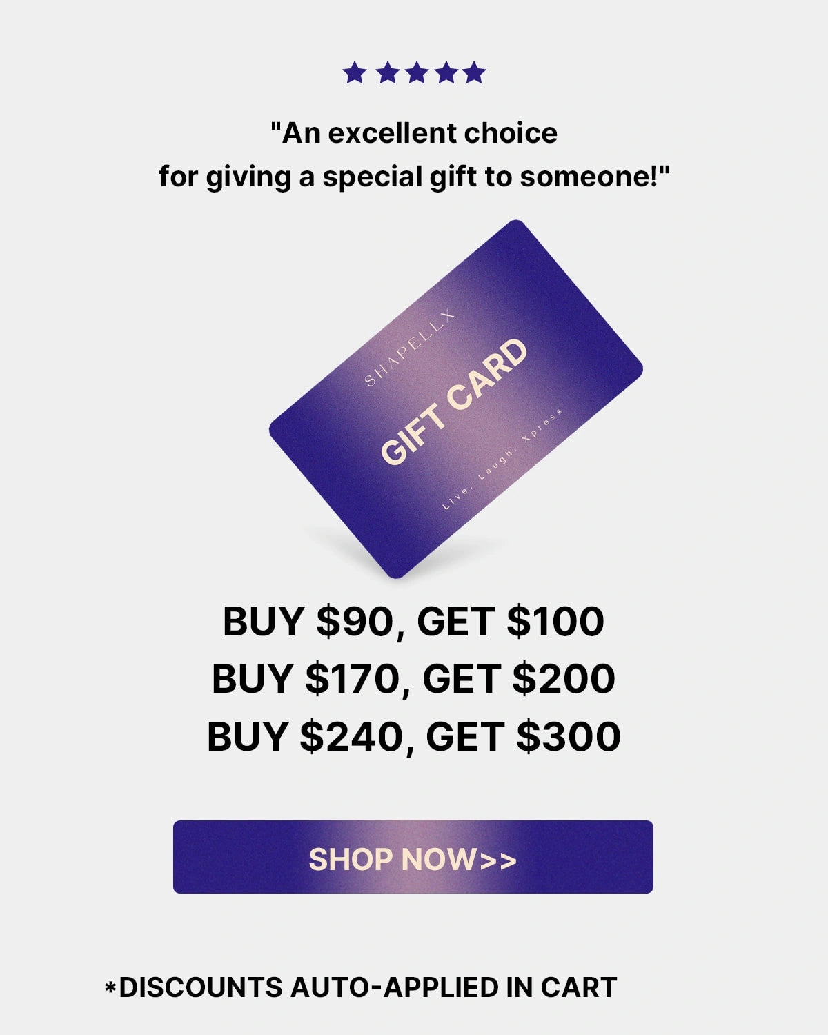 Shapellx E-Gift Card