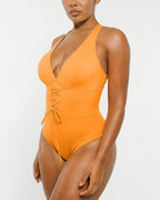 Smart Sculpt Plunge Corset Shaping Swimsuit