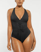 Smart Sculpt Plunge Corset Shaping Swimsuit