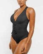 Smart Sculpt Plunge Corset Shaping Swimsuit