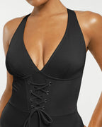 Smart Sculpt Plunge Corset Shaping Swimsuit