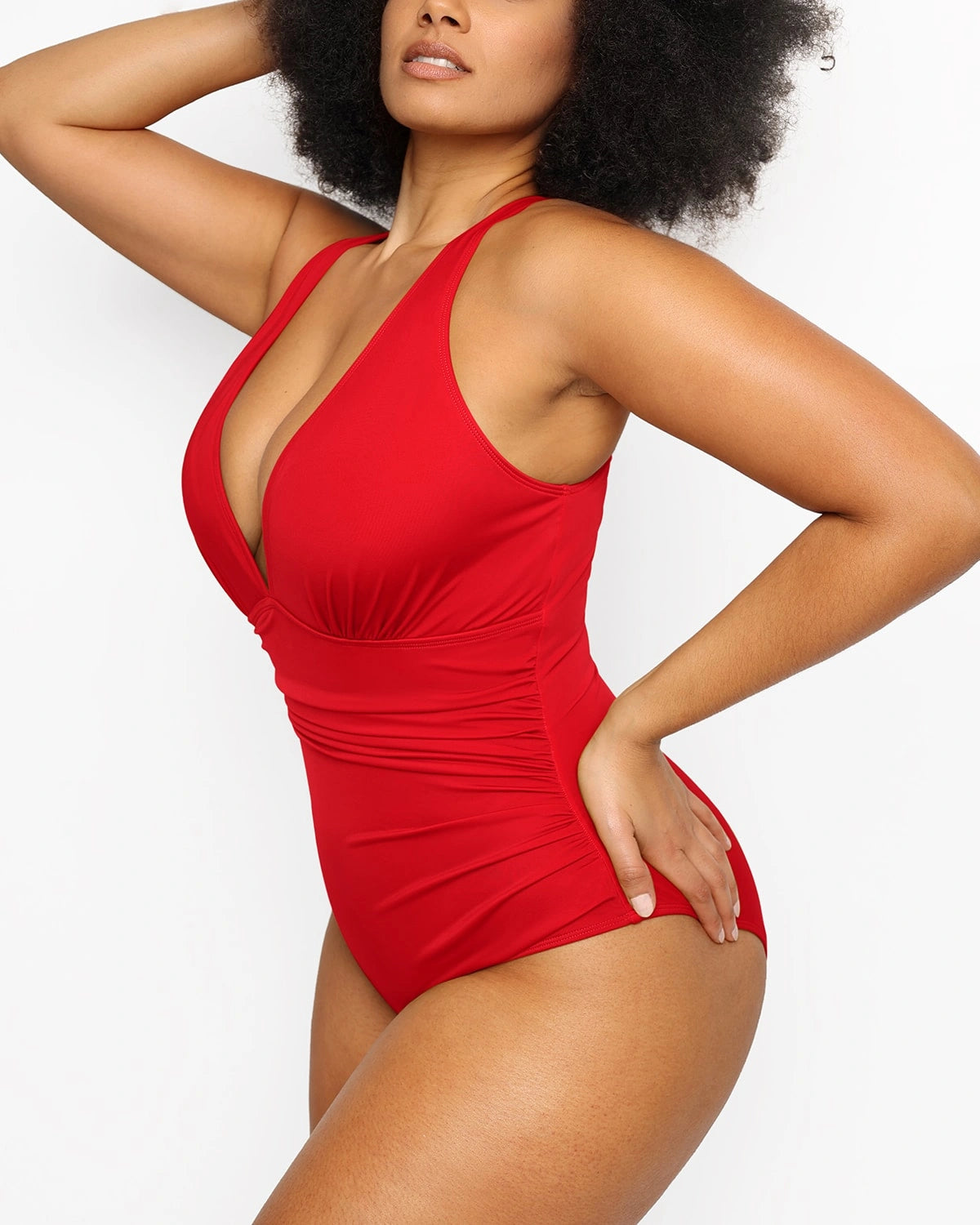 Smart Sculpt Plunge Cutout Swimsuit