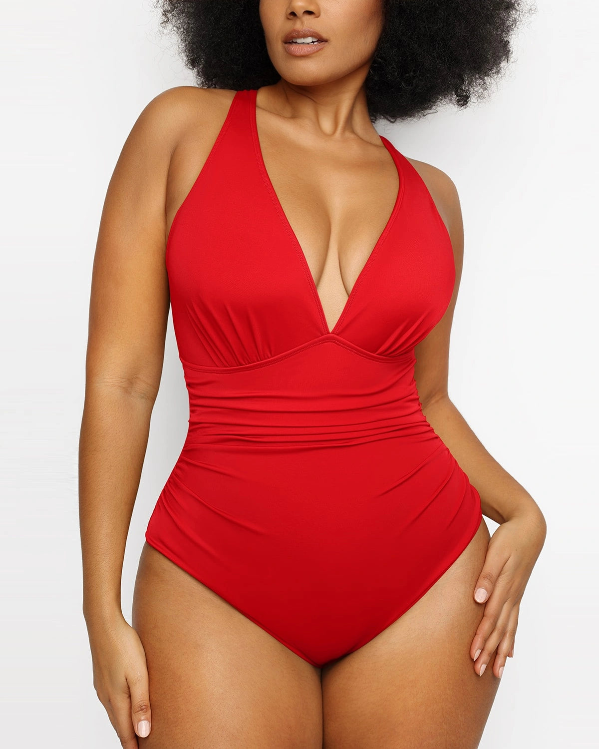 Smart Sculpt Plunge Cutout Swimsuit