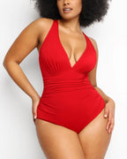 Smart Sculpt Plunge Cutout Swimsuit