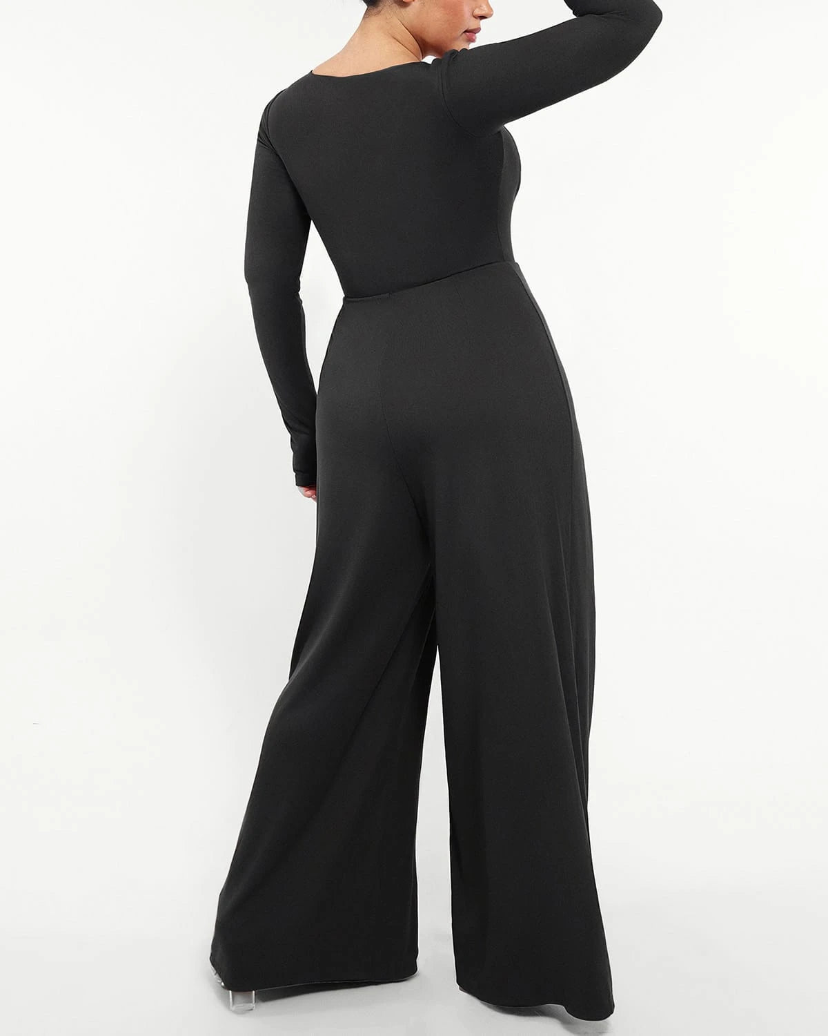 Square Neckline Built-In Shaping Jumpsuit