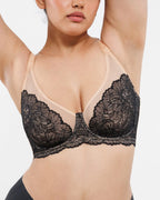 Supportive Unlined Lace Underwired Bra