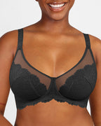 Supportive Unlined Lace Underwired Bra