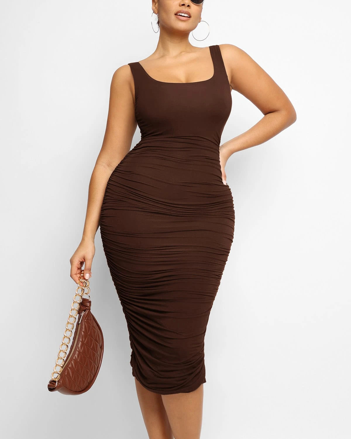 Tank Ruched Shaping Dress