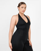 Ultra Sleek Halter Neck Shaping Jumpsuit