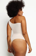 One Shoulder Thong Bodysuit