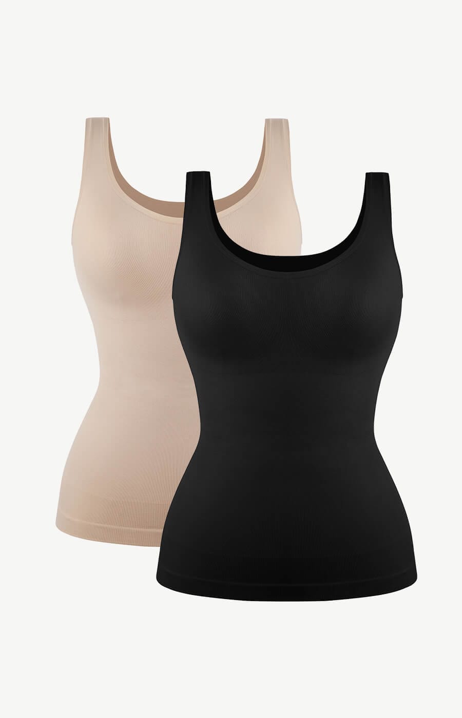 Sleek And Lean Midsection Women Shapewear Tank Tops Seamless Ribbed Square  Neck Compression Body Shaper Top 18